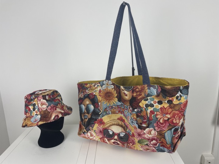 Julia Deleurence - Sac modèle Femme en fleurs